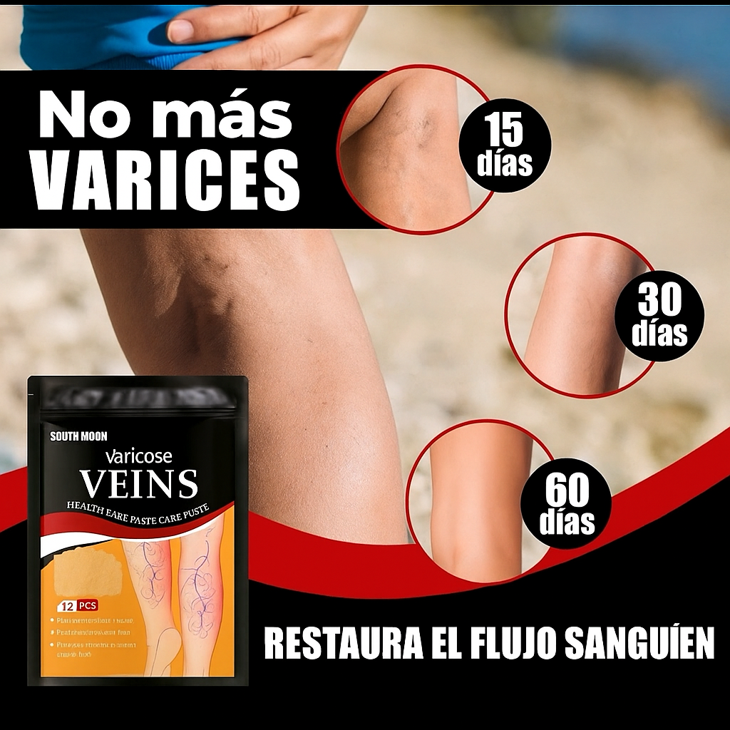 Pack de 3 sobres de parches para várices