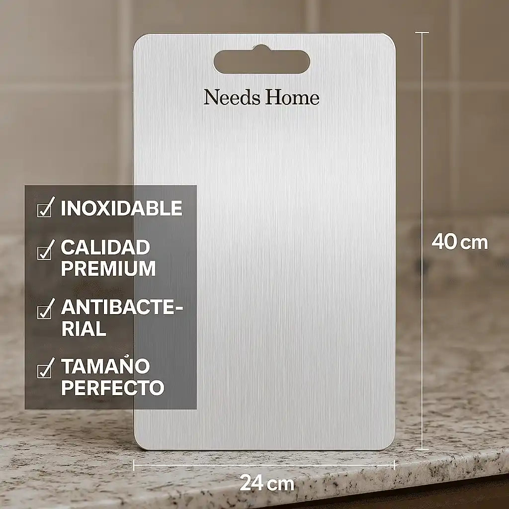 TitanWare™: Tabla para Picar en Acero Inoxidable