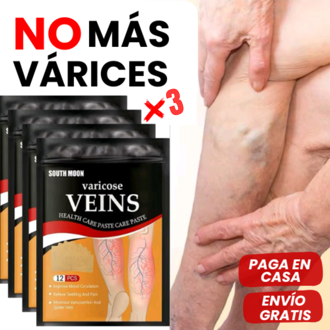Pack de 3 sobres de parches para várices