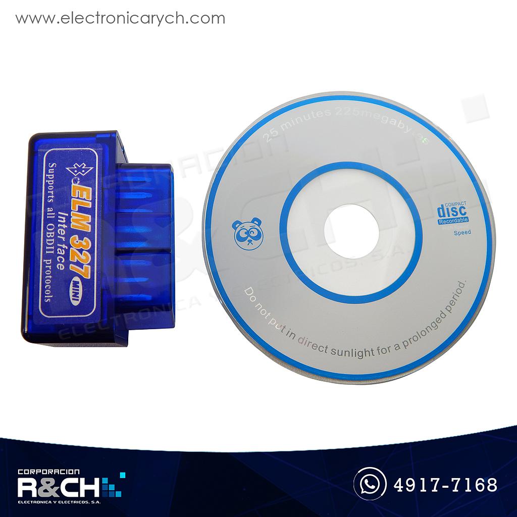 Escáner automotriz OBD2 Bluetooth interfaz ELM327®