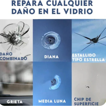 Kit Nano líquido™ Reparador de vidrio