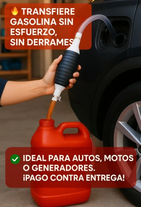 💥Bomba de transferencia manual - Extrae y transfiere líquidos fácilmente